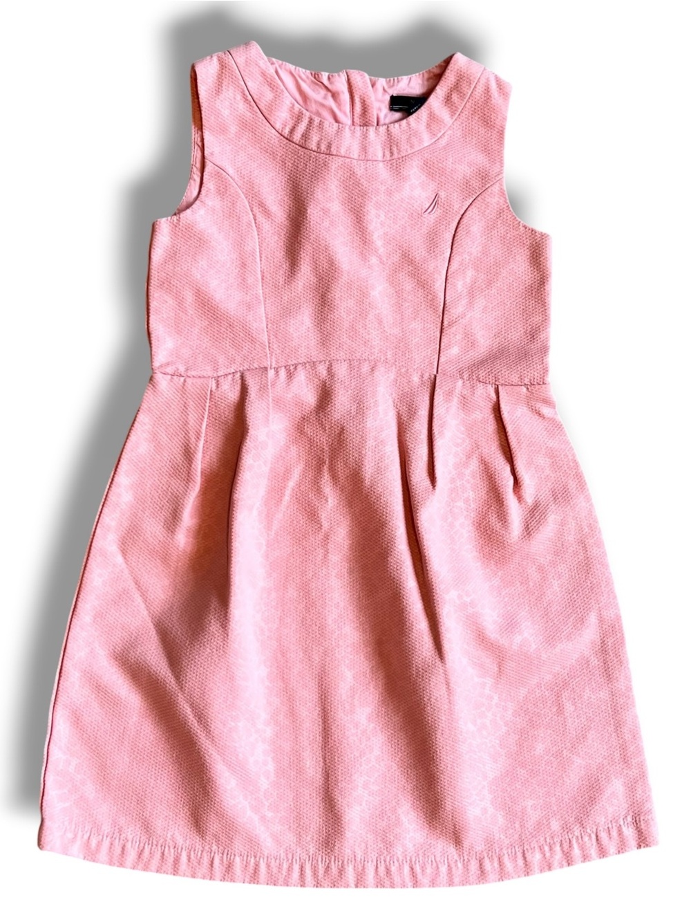 NWOT Girl Nautica Pastel Pink Summer Dress Size 6 Church Easter Party D-2